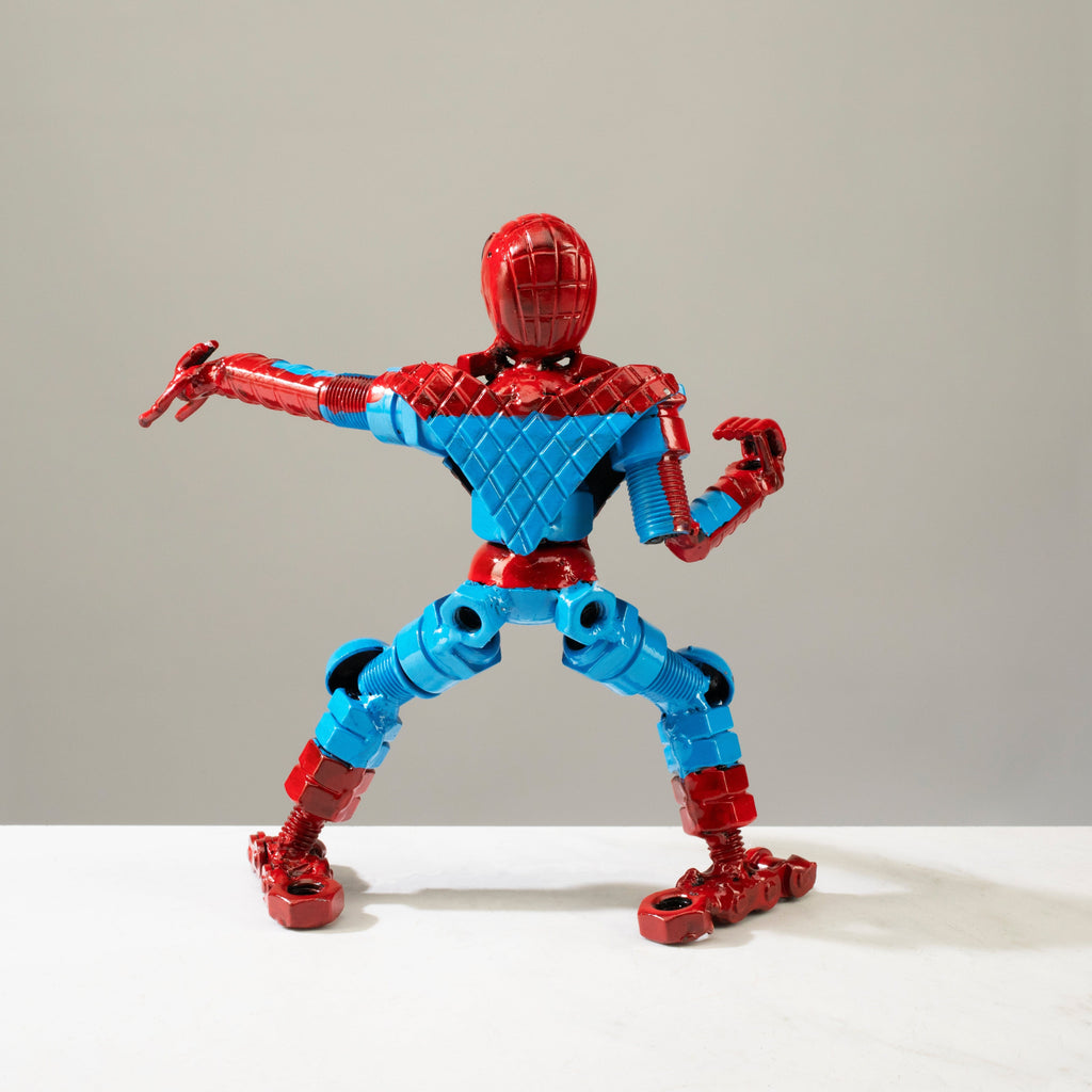 Alexander Kalifano Recycled Metal Art Spider Man Inspired Recycled Metal Sculpture RMS-400SP-N