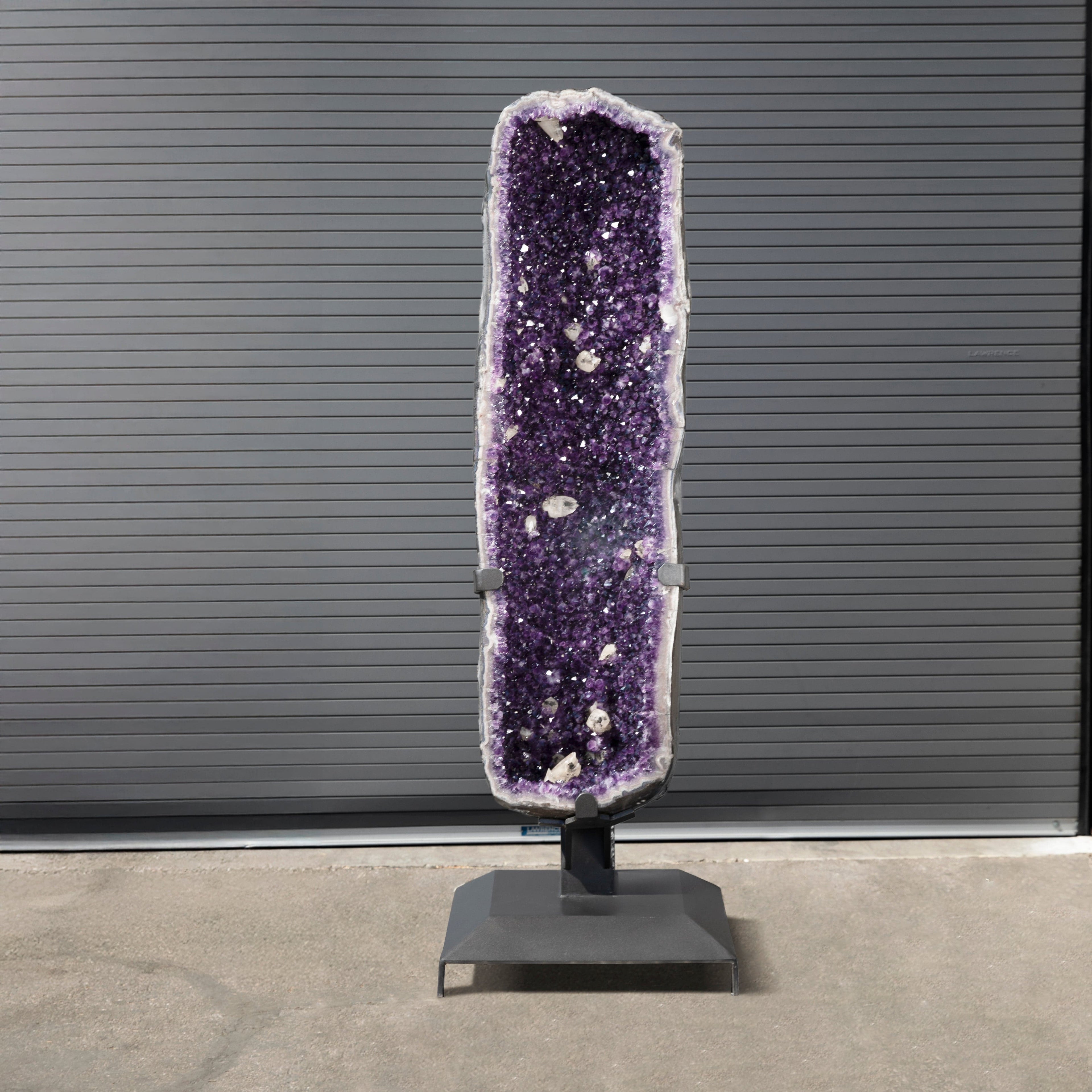 Kalifano Amethyst Amethyst Geode on Custom Stand from Uruguay - 81 in / 895 lbs UAG250000.001