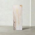 Kalifano Petrified Wood Natural Petrified Wood Hollow Square Pedestal from Indonesia - 39" / 168 lbs PWP8000.043