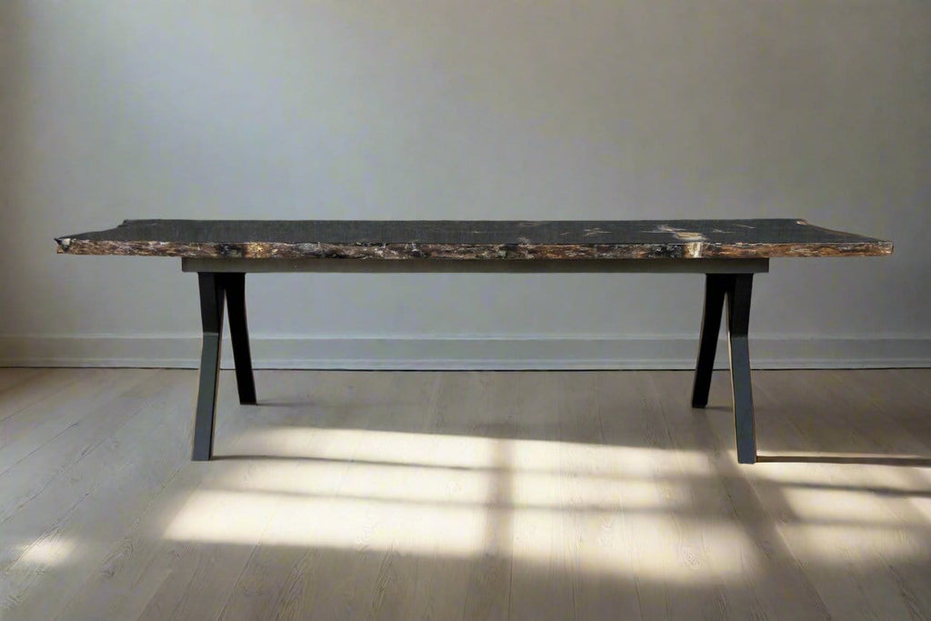 Kalifano Petrified Wood Petrified Wood Dining Table Specimen 109" / 757 lbs PWT130000.003