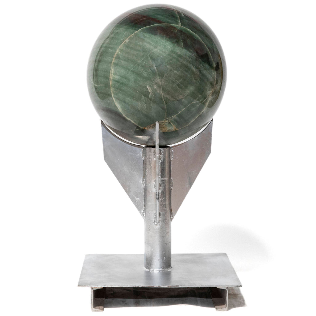 Kalifano Quartz Green Quartz Sphere - 304 lbs / 17" diameter SPGQ38000.001