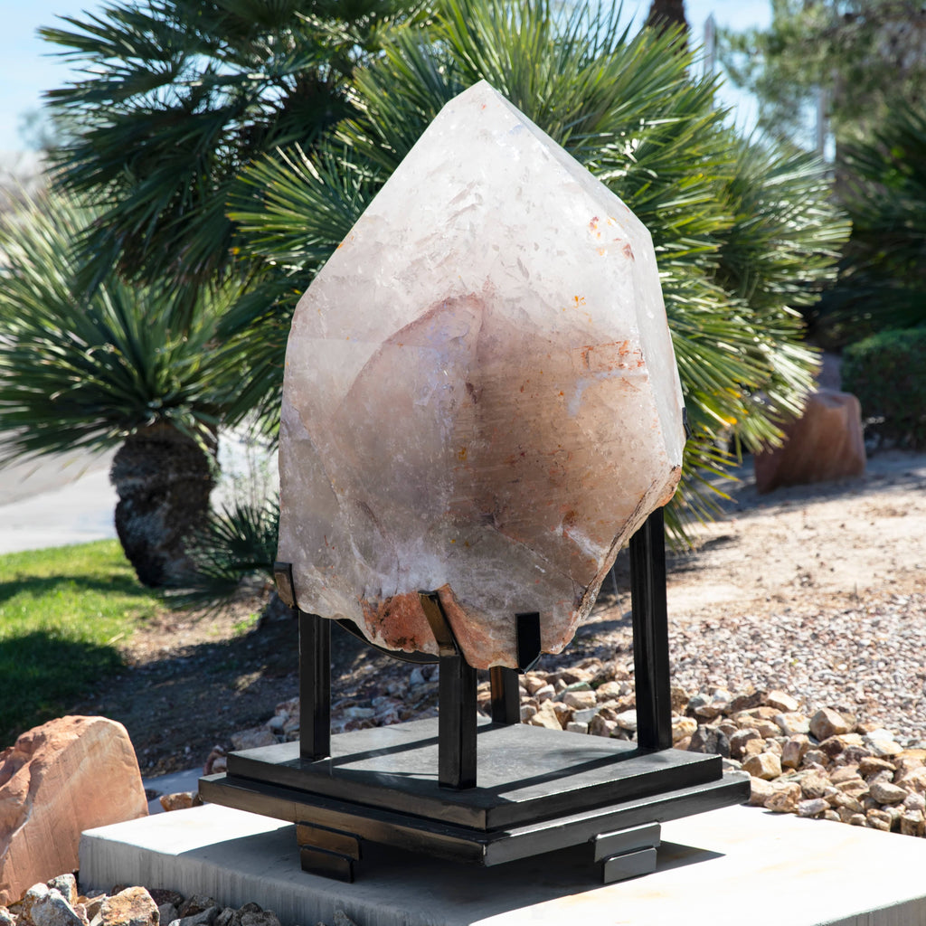 Kalifano Quartz Natural Clear Quartz Obelisk 67" / 1,985 lbs QC500000.001