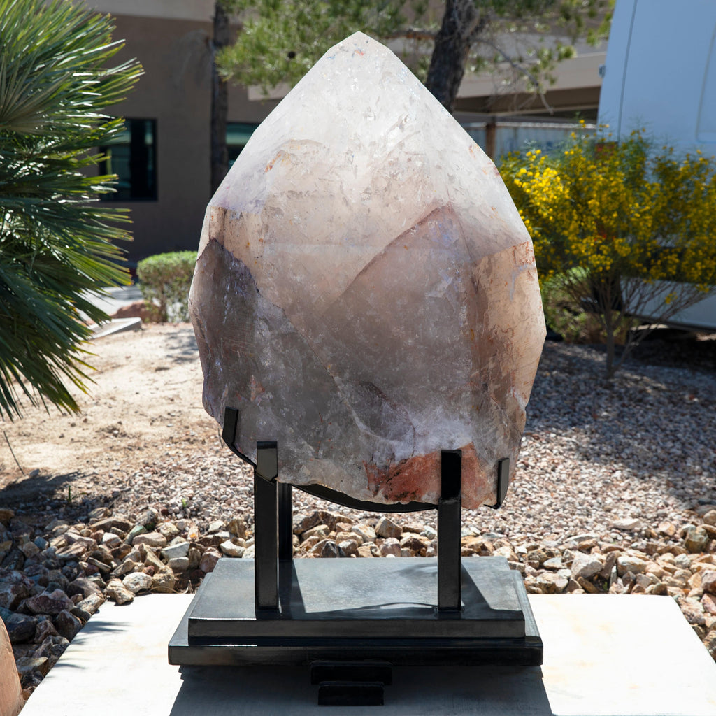 Kalifano Quartz Natural Clear Quartz Obelisk 67" / 1,985 lbs QC500000.001
