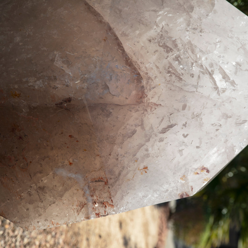 Kalifano Quartz Natural Clear Quartz Obelisk 67" / 1,985 lbs QC500000.001