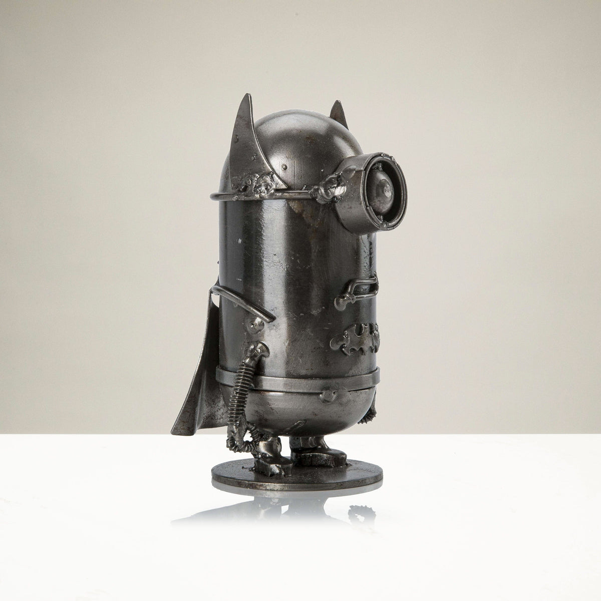 Kalifano Recycled Metal Art Minion Batman Inspired Recycled Metal Sculpture RMS-250MBM-N