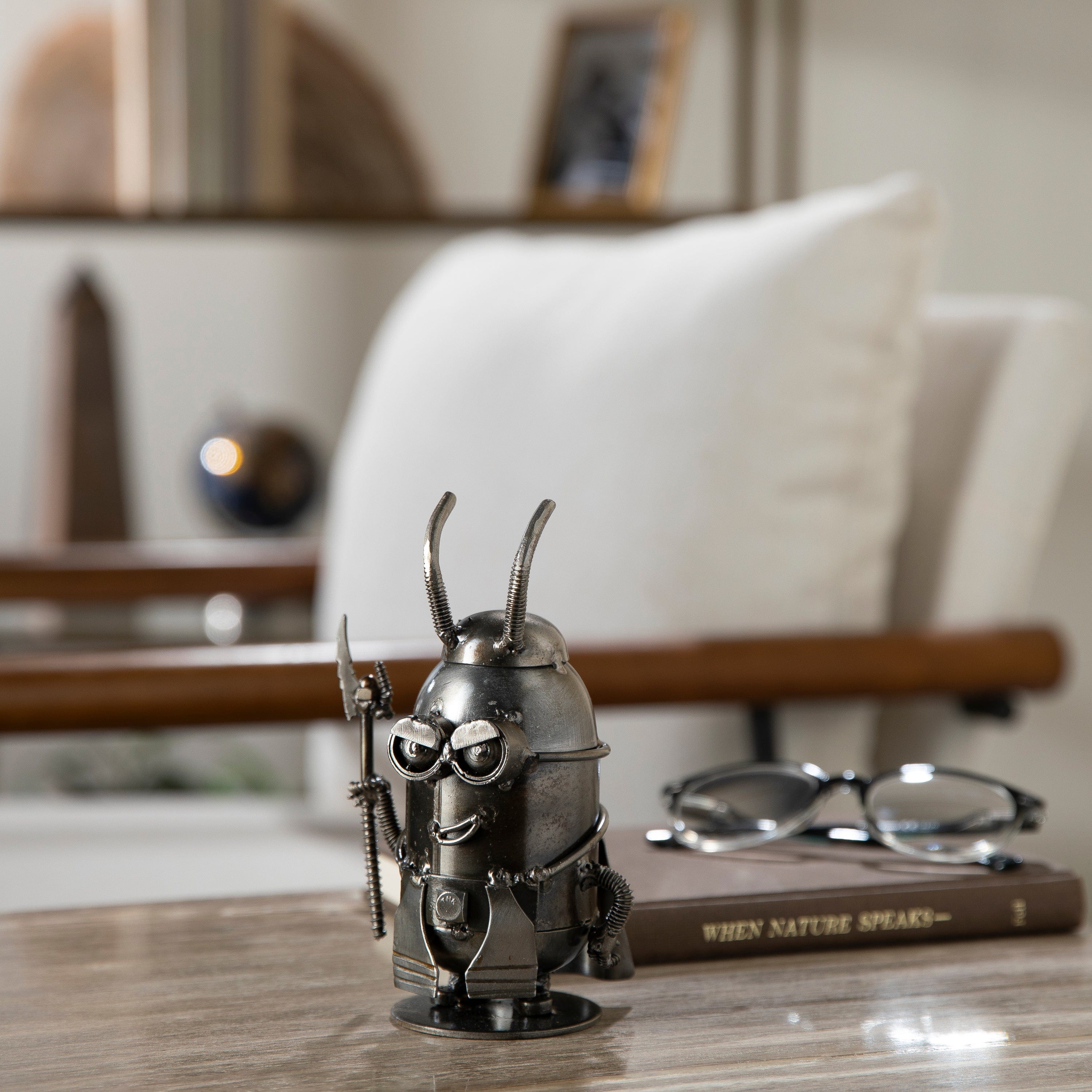 Kalifano Recycled Metal Art Minion Loki Inspired Recycled Metal Sculpture RMS-250ML-N