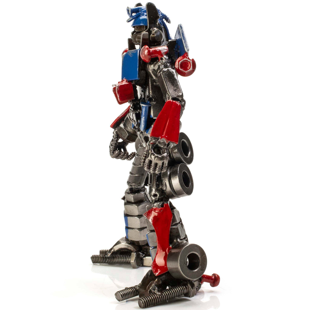 Kalifano Recycled Metal Art Optimus Prime Inspired Recycled Metal Sculpture RMS-450OPA-N