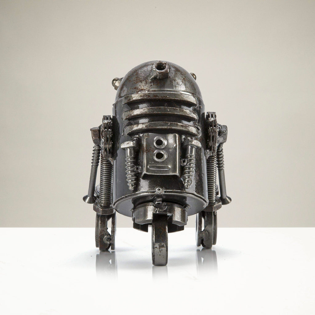 Kalifano Recycled Metal Art R2D2 Inspired Recycled Metal Sculpture RMS-250R2-N