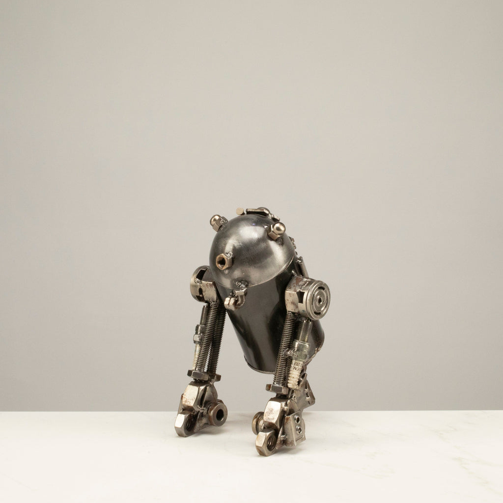 Kalifano Recycled Metal Art R2D2 Inspired Recycled Metal Sculpture RMS-450R2-N