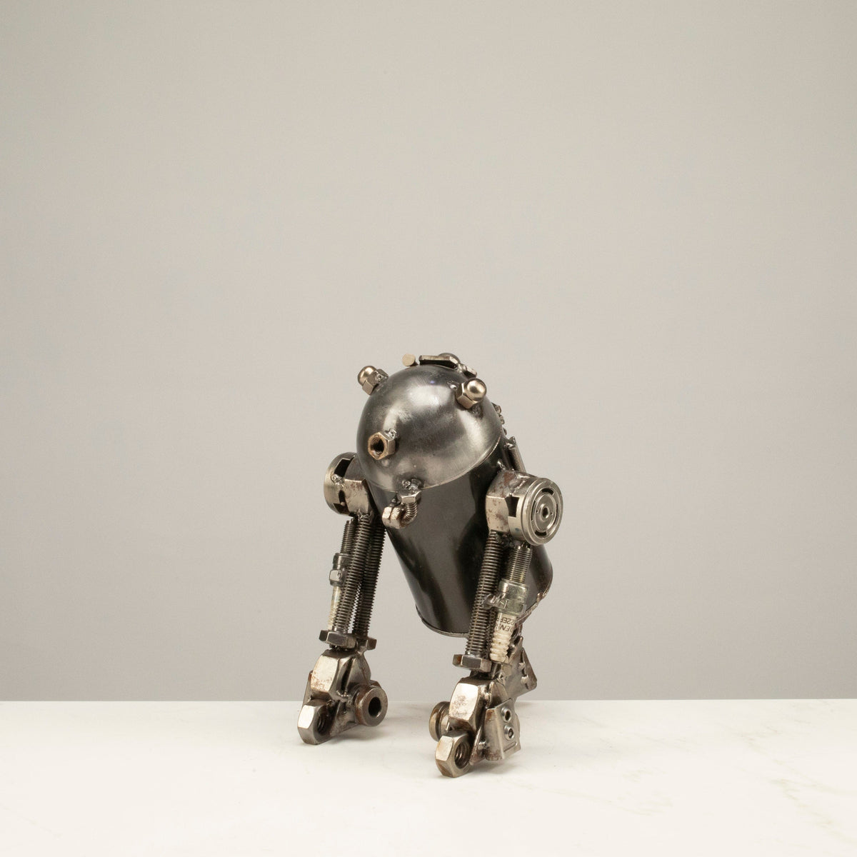 Kalifano Recycled Metal Art R2D2 Inspired Recycled Metal Sculpture RMS-450R2-N